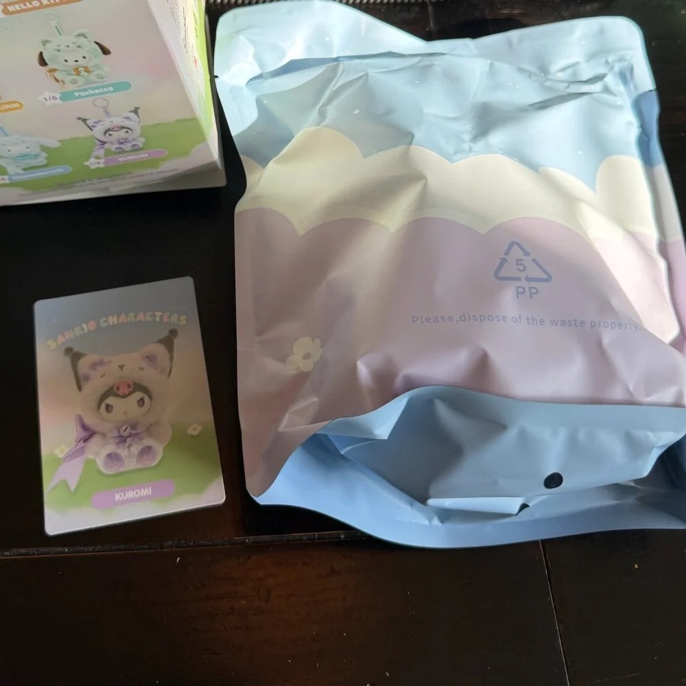 New Miniso Sanrio Surprise Fox Island Vinyl Face Kuromi Plushie - Picture 1 of 8